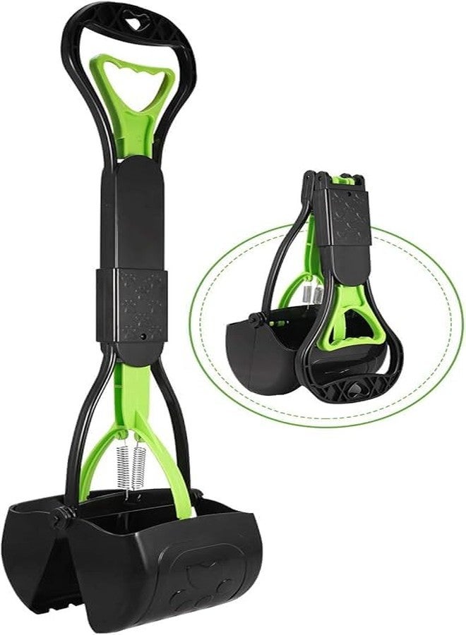 ARYAVART Non-Breakable Pet Pooper Scooper for Dogs and Cats with Long Handle High Strength Material and Durable Spring for Easy Grass and Gravel Pick Up - Image 1